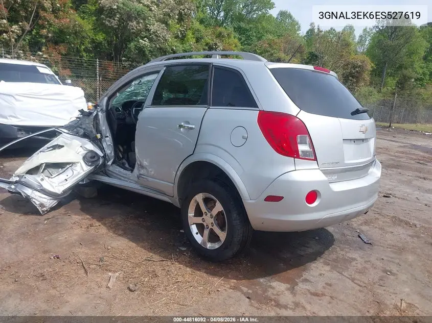 2014 Chevrolet Captiva Sport Lt VIN: 3GNAL3EK6ES527619 Lot: 44816092