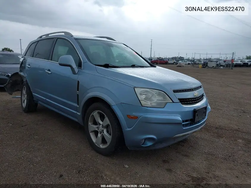2014 Chevrolet Captiva Sport Ltz VIN: 3GNAL4EK9ES522470 Lot: 44828950