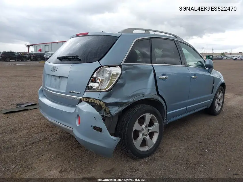 2014 Chevrolet Captiva Sport Ltz VIN: 3GNAL4EK9ES522470 Lot: 44828950