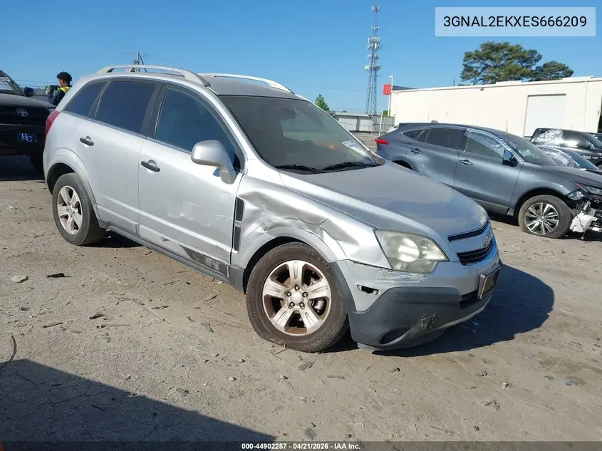 2014 Chevrolet Captiva Sport 2Ls VIN: 3GNAL2EKXES666209 Lot: 44902257