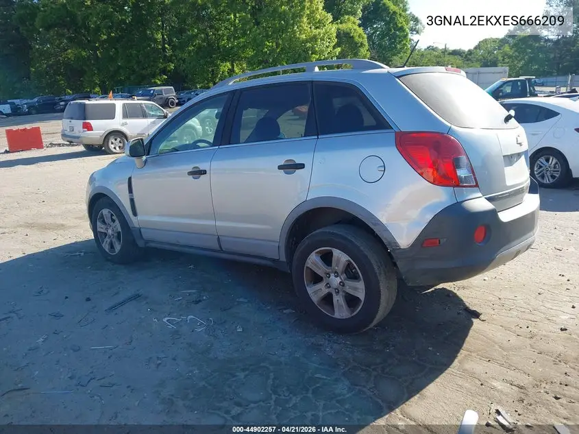 2014 Chevrolet Captiva Sport 2Ls VIN: 3GNAL2EKXES666209 Lot: 44902257