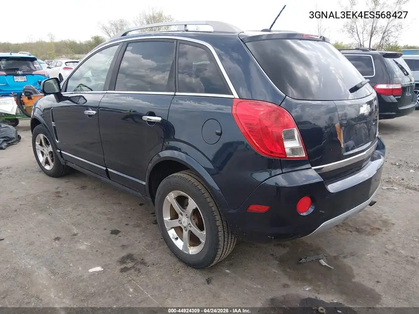 2014 Chevrolet Captiva Sport Lt VIN: 3GNAL3EK4ES568427 Lot: 44924309
