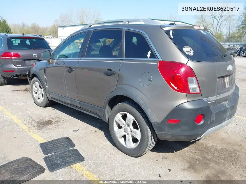2014 Chevrolet Captiva Sport 2Ls VIN: 3GNAL2EK0ES620517 Lot: 44928862