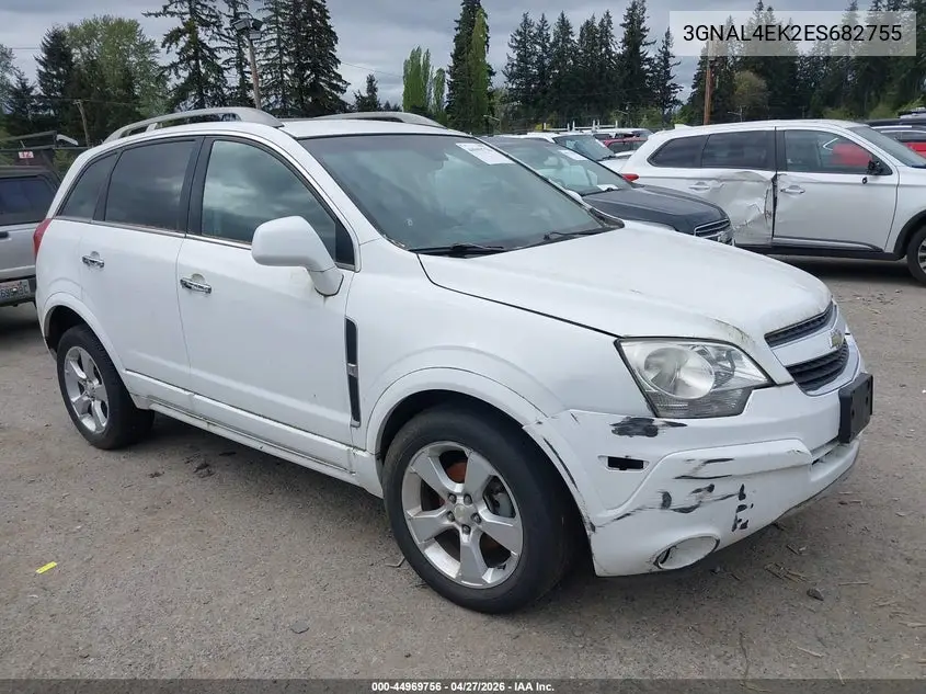 2014 Chevrolet Captiva Sport Ltz VIN: 3GNAL4EK2ES682755 Lot: 44969756