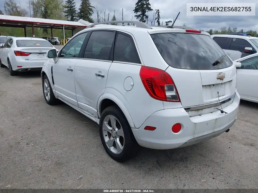 2014 Chevrolet Captiva Sport Ltz VIN: 3GNAL4EK2ES682755 Lot: 44969756