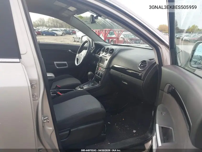 2014 Chevrolet Captiva Sport Lt VIN: 3GNAL3EK8ES505959 Lot: 44970243