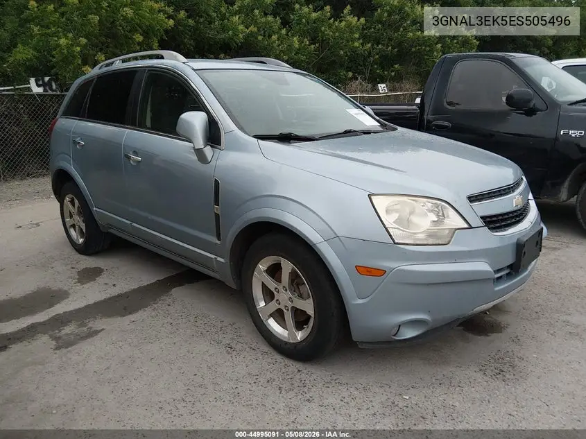 2014 Chevrolet Captiva Sport Lt VIN: 3GNAL3EK5ES505496 Lot: 44995091