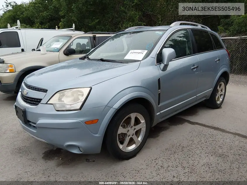 2014 Chevrolet Captiva Sport Lt VIN: 3GNAL3EK5ES505496 Lot: 44995091