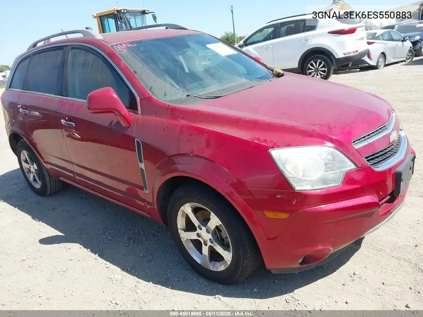 2014 Chevrolet Captiva Sport Lt VIN: 3GNAL3EK6ES550883 Lot: 45019698
