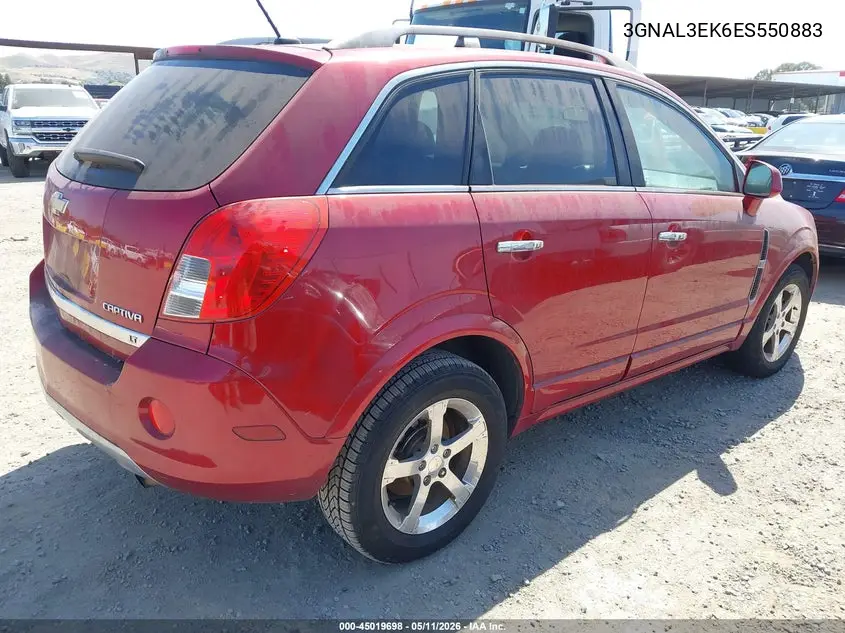 2014 Chevrolet Captiva Sport Lt VIN: 3GNAL3EK6ES550883 Lot: 45019698