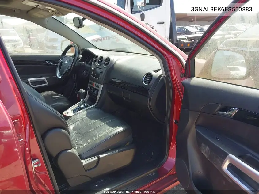2014 Chevrolet Captiva Sport Lt VIN: 3GNAL3EK6ES550883 Lot: 45019698