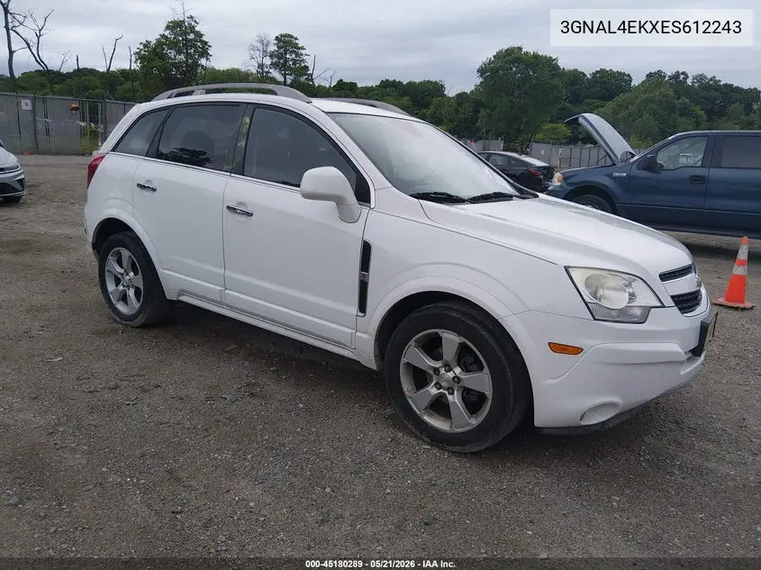 2014 Chevrolet Captiva Sport Ltz VIN: 3GNAL4EKXES612243 Lot: 45180289