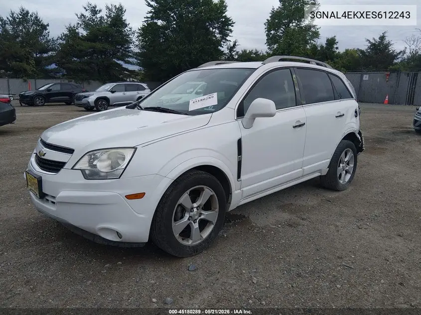2014 Chevrolet Captiva Sport Ltz VIN: 3GNAL4EKXES612243 Lot: 45180289