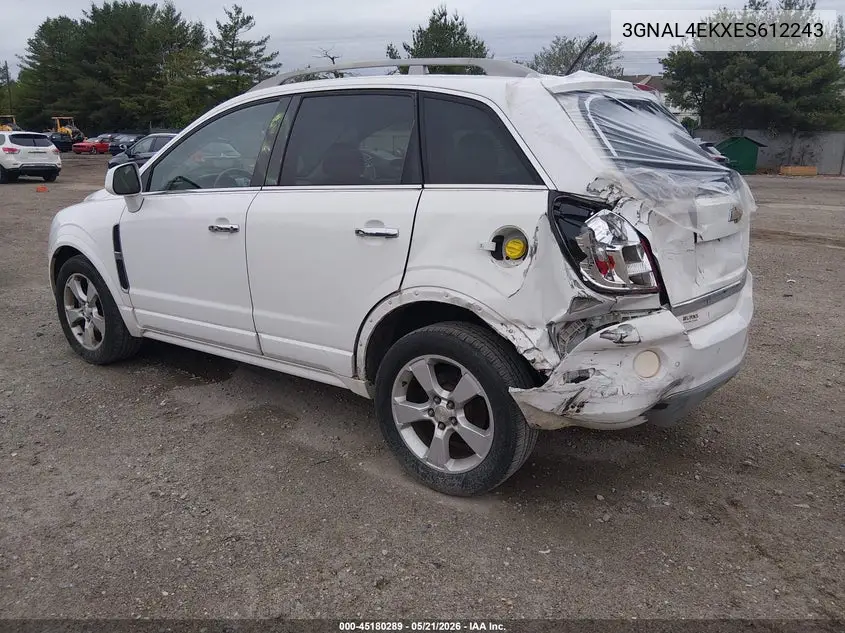 2014 Chevrolet Captiva Sport Ltz VIN: 3GNAL4EKXES612243 Lot: 45180289