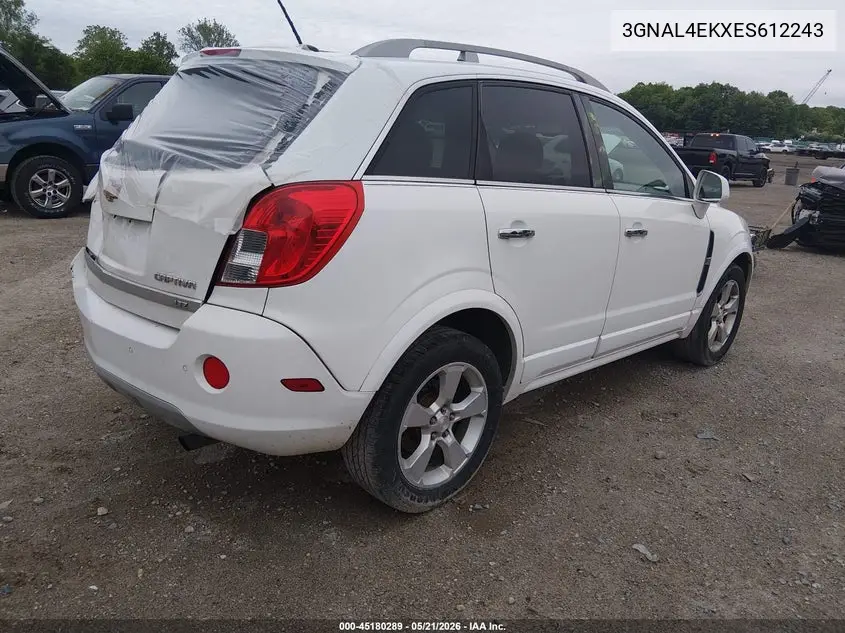 2014 Chevrolet Captiva Sport Ltz VIN: 3GNAL4EKXES612243 Lot: 45180289