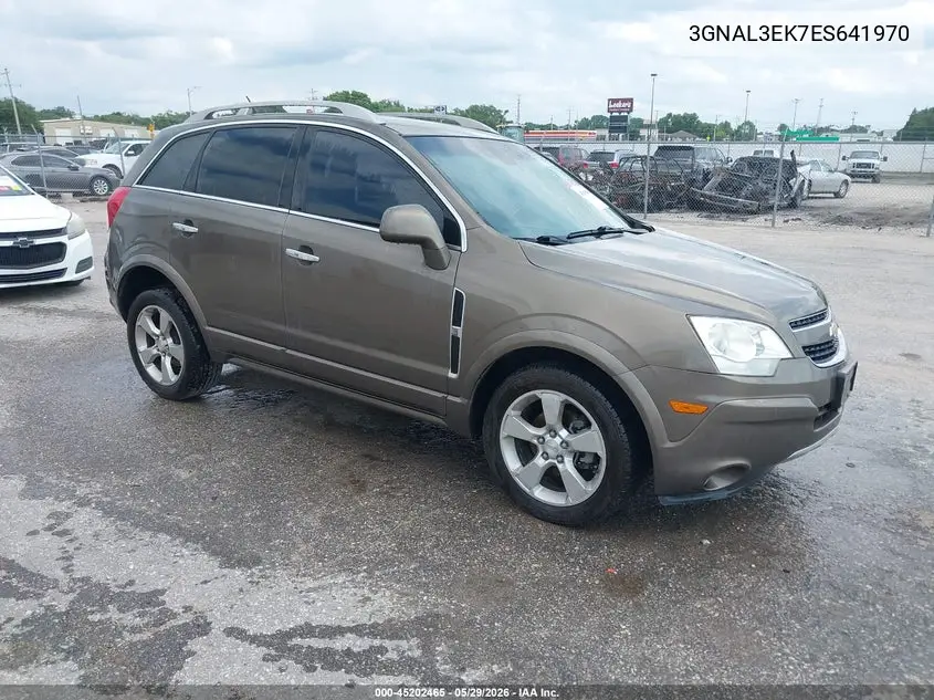 2014 Chevrolet Captiva Sport Lt VIN: 3GNAL3EK7ES641970 Lot: 45202465