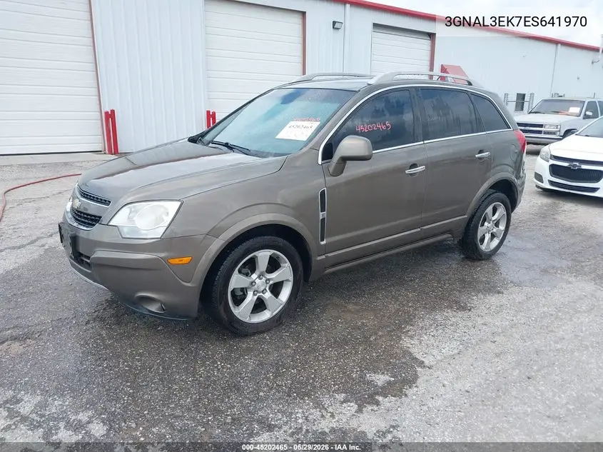 2014 Chevrolet Captiva Sport Lt VIN: 3GNAL3EK7ES641970 Lot: 45202465