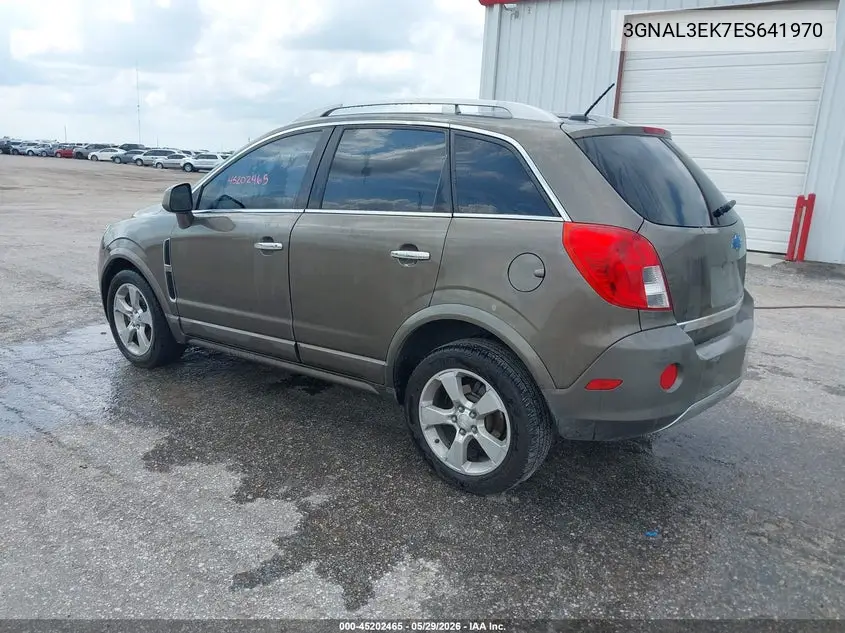 2014 Chevrolet Captiva Sport Lt VIN: 3GNAL3EK7ES641970 Lot: 45202465