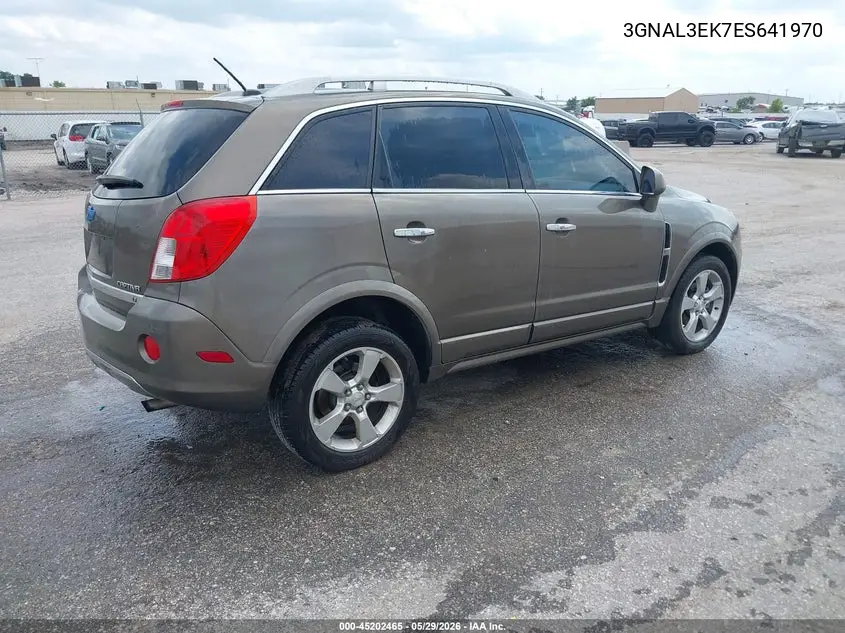 2014 Chevrolet Captiva Sport Lt VIN: 3GNAL3EK7ES641970 Lot: 45202465
