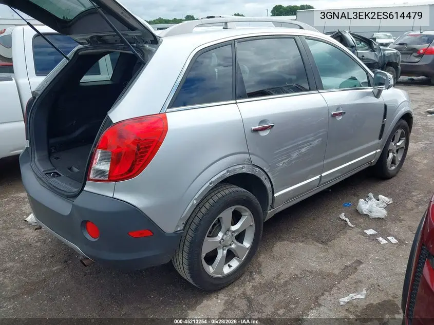 2014 Chevrolet Captiva Sport Lt VIN: 3GNAL3EK2ES614479 Lot: 45213254