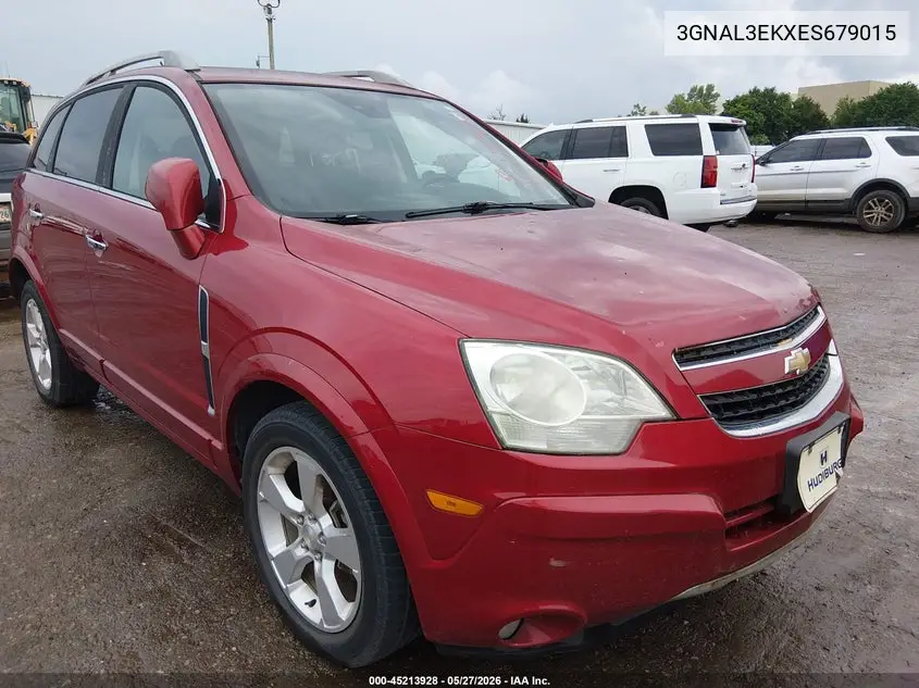 2014 Chevrolet Captiva Sport Lt VIN: 3GNAL3EKXES679015 Lot: 45213928