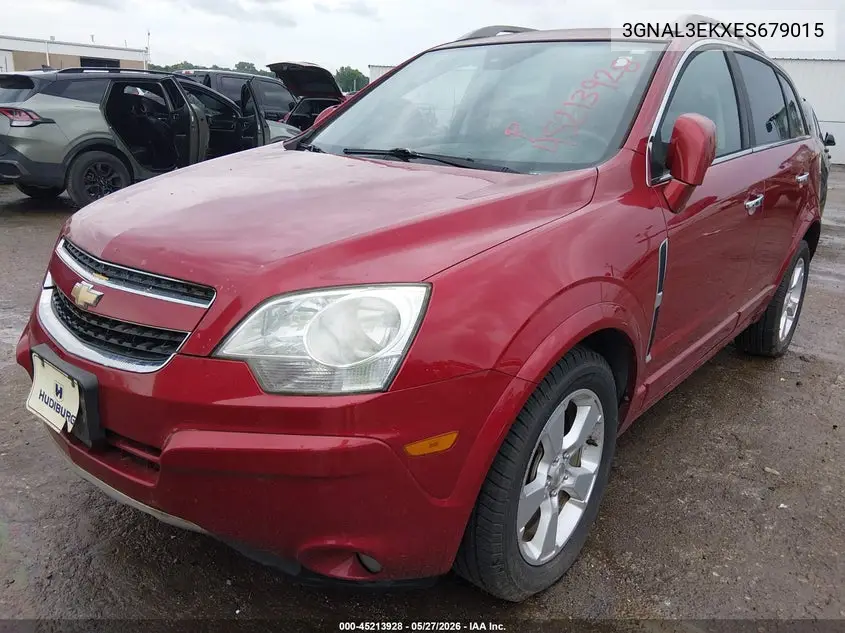 2014 Chevrolet Captiva Sport Lt VIN: 3GNAL3EKXES679015 Lot: 45213928