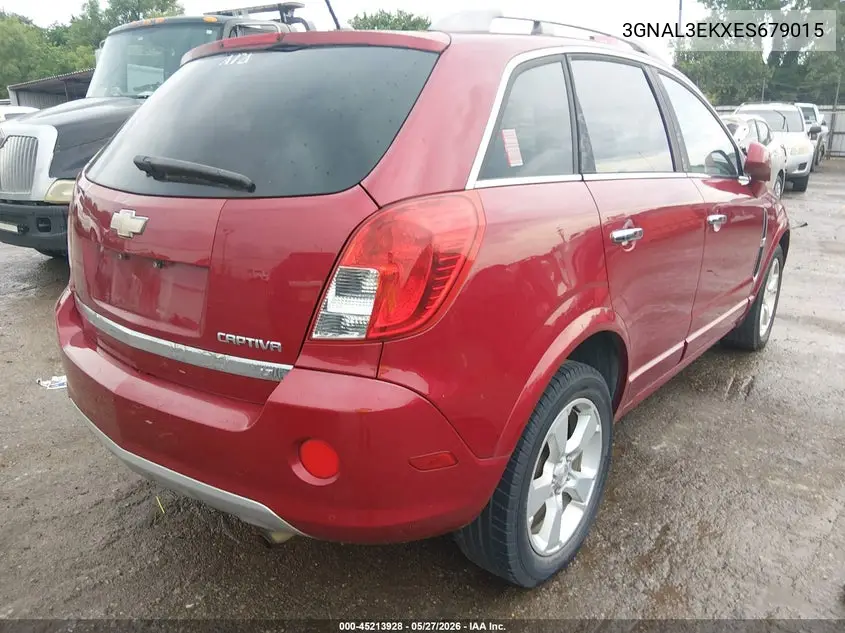 2014 Chevrolet Captiva Sport Lt VIN: 3GNAL3EKXES679015 Lot: 45213928