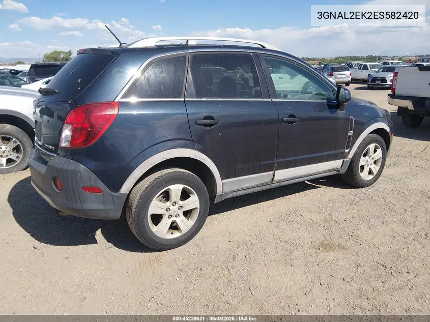 2014 Chevrolet Captiva Sport 2Ls VIN: 3GNAL2EK2ES582420 Lot: 45239621