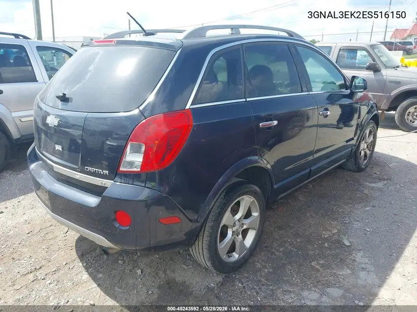 2014 Chevrolet Captiva Sport Lt VIN: 3GNAL3EK2ES516150 Lot: 45243592