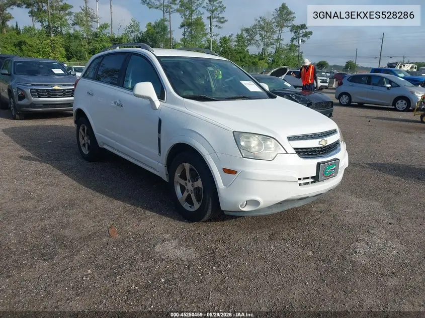 2014 Chevrolet Captiva Sport Lt VIN: 3GNAL3EKXES528286 Lot: 45250459