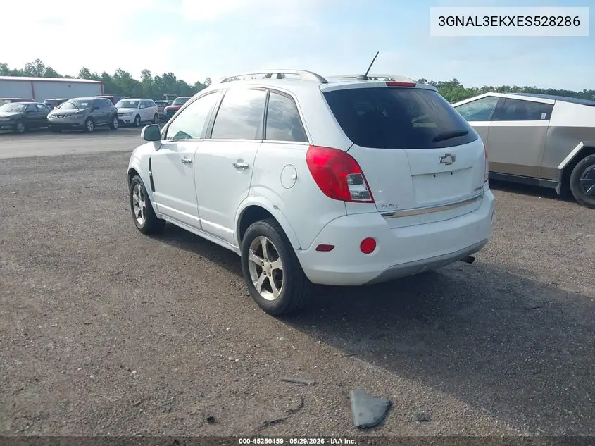 2014 Chevrolet Captiva Sport Lt VIN: 3GNAL3EKXES528286 Lot: 45250459