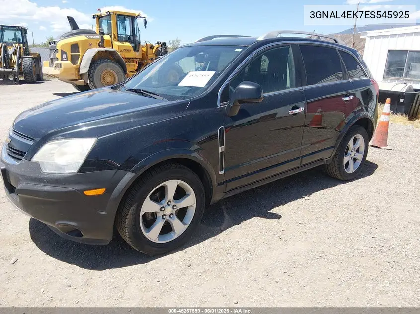 2014 Chevrolet Captiva Sport Ltz VIN: 3GNAL4EK7ES545925 Lot: 45267559