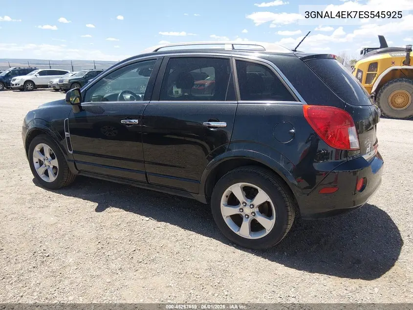 2014 Chevrolet Captiva Sport Ltz VIN: 3GNAL4EK7ES545925 Lot: 45267559