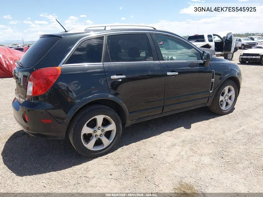 2014 Chevrolet Captiva Sport Ltz VIN: 3GNAL4EK7ES545925 Lot: 45267559