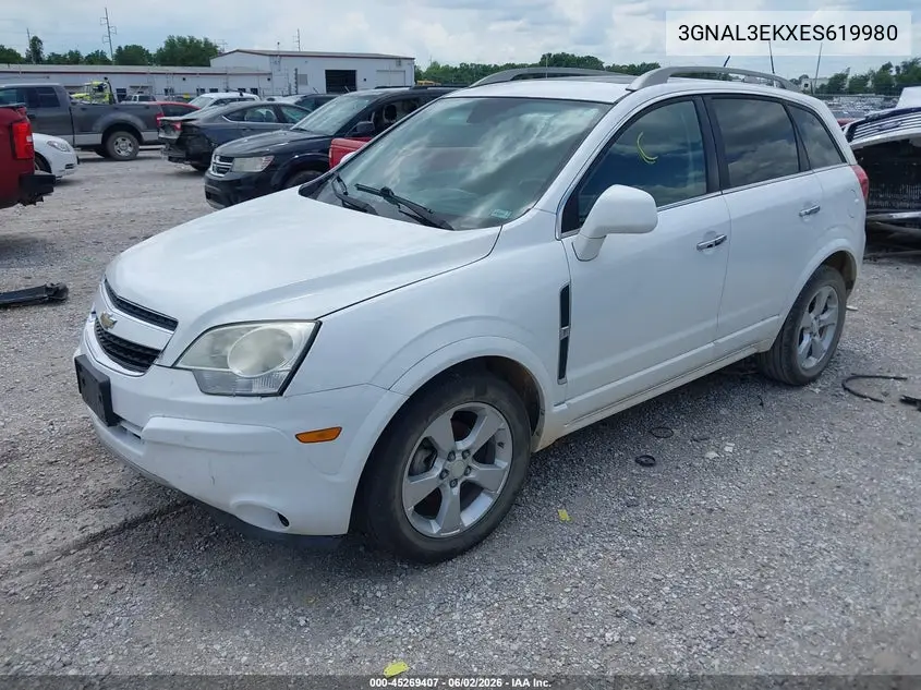 2014 Chevrolet Captiva Sport Lt VIN: 3GNAL3EKXES619980 Lot: 45269407