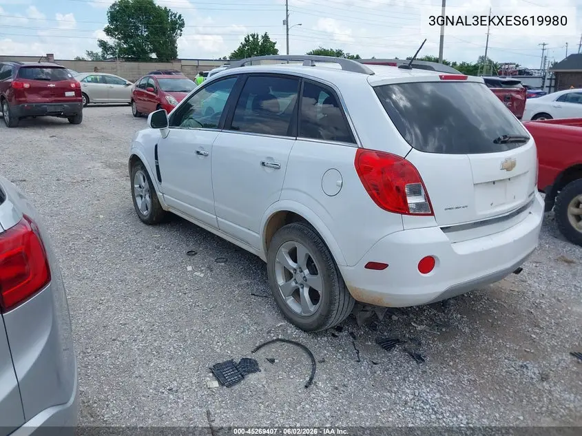 2014 Chevrolet Captiva Sport Lt VIN: 3GNAL3EKXES619980 Lot: 45269407