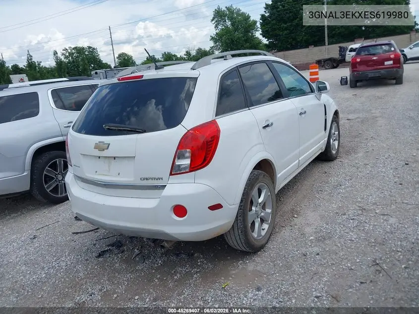 2014 Chevrolet Captiva Sport Lt VIN: 3GNAL3EKXES619980 Lot: 45269407