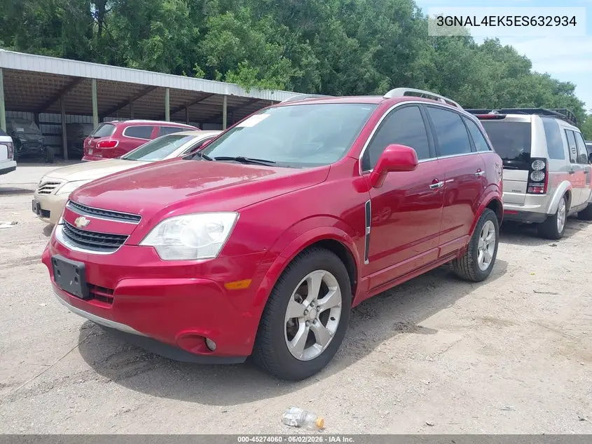 2014 Chevrolet Captiva Sport Ltz VIN: 3GNAL4EK5ES632934 Lot: 45274060