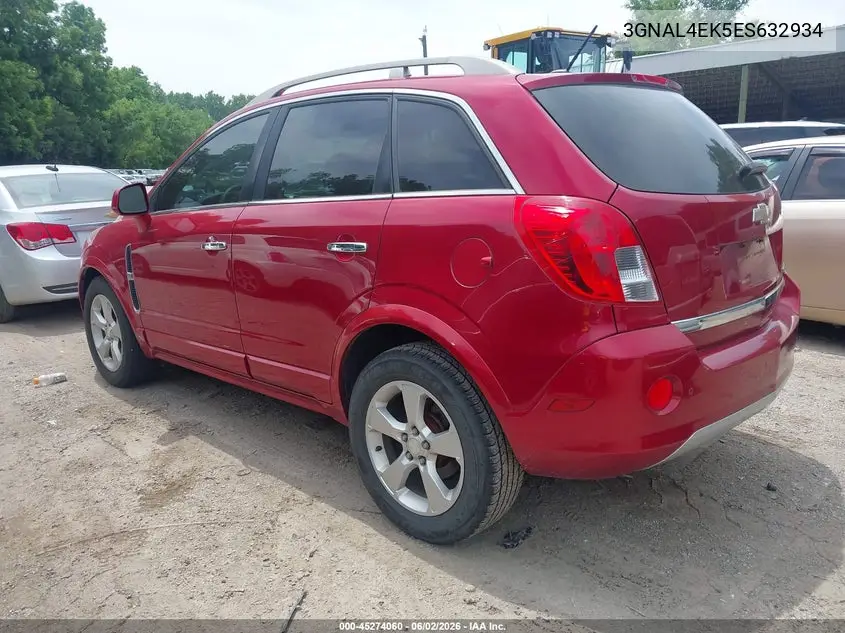 2014 Chevrolet Captiva Sport Ltz VIN: 3GNAL4EK5ES632934 Lot: 45274060