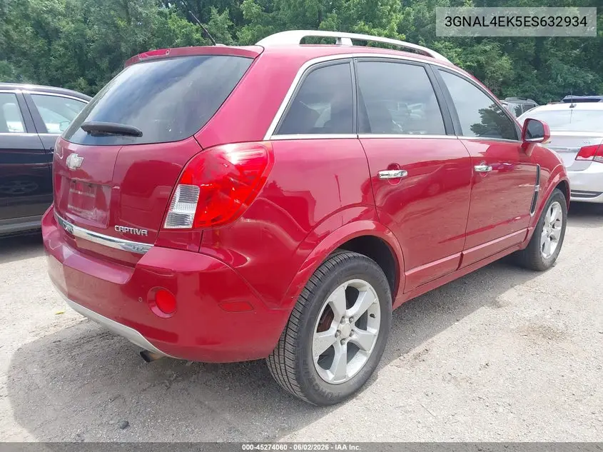 2014 Chevrolet Captiva Sport Ltz VIN: 3GNAL4EK5ES632934 Lot: 45274060