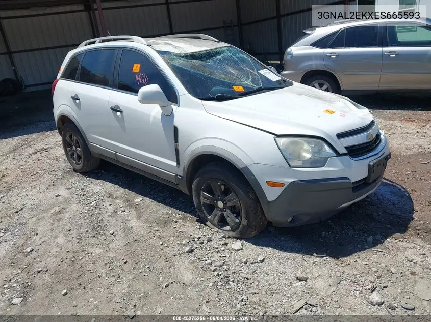 2014 Chevrolet Captiva Sport 2Ls VIN: 3GNAL2EKXES665593 Lot: 45275256