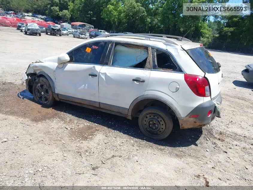 2014 Chevrolet Captiva Sport 2Ls VIN: 3GNAL2EKXES665593 Lot: 45275256