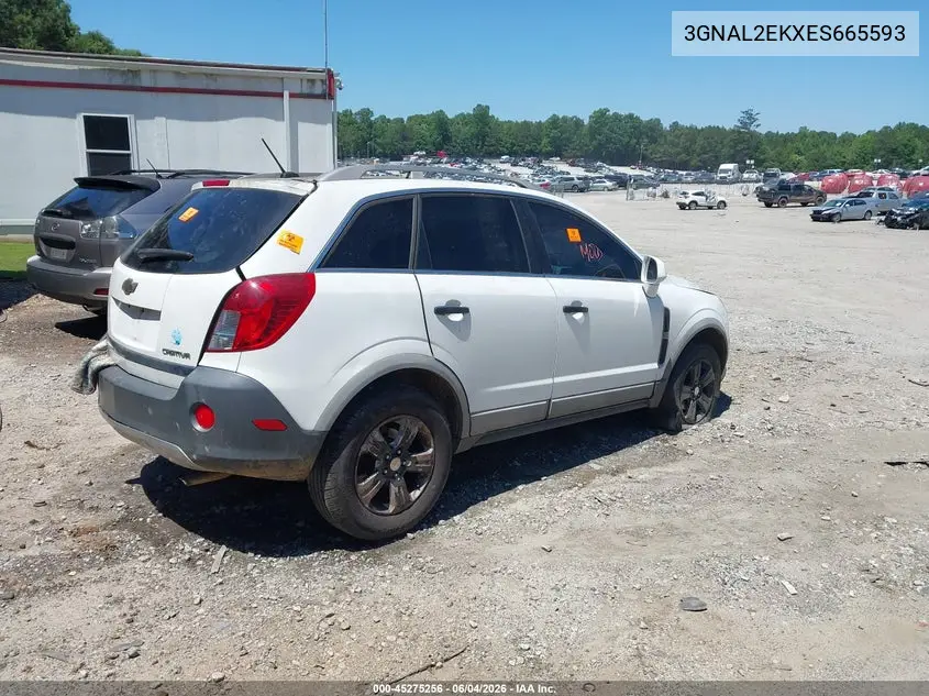 2014 Chevrolet Captiva Sport 2Ls VIN: 3GNAL2EKXES665593 Lot: 45275256