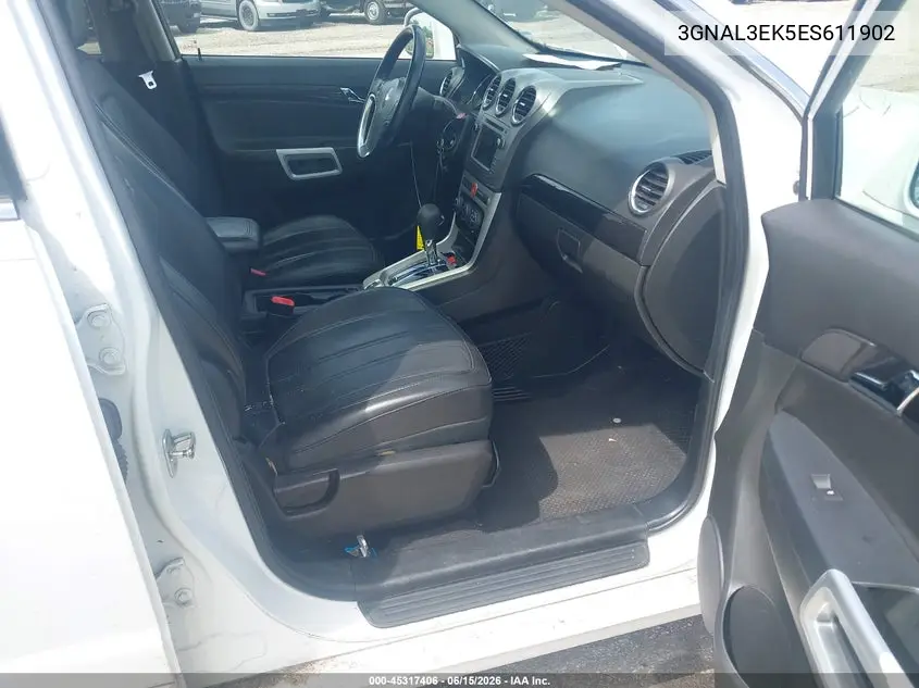 2014 Chevrolet Captiva Sport Lt VIN: 3GNAL3EK5ES611902 Lot: 45317406