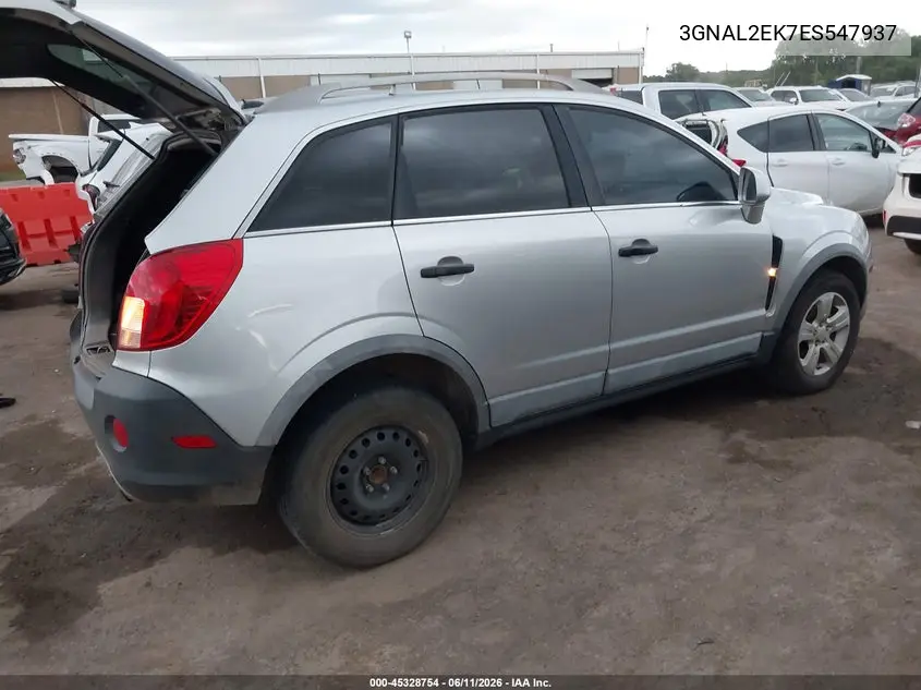 2014 Chevrolet Captiva Sport 2Ls VIN: 3GNAL2EK7ES547937 Lot: 45328754