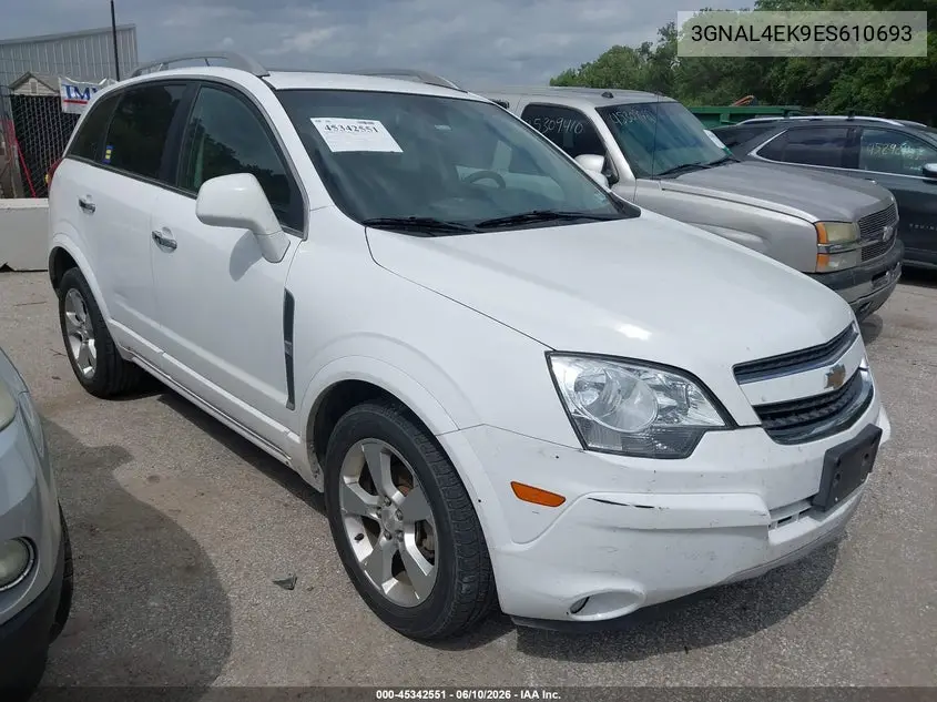 2014 Chevrolet Captiva Sport Ltz VIN: 3GNAL4EK9ES610693 Lot: 45342551