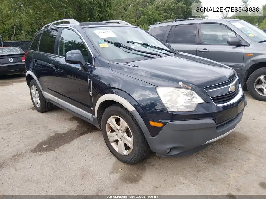 2014 Chevrolet Captiva Sport 2Ls VIN: 3GNAL2EK7ES543838 Lot: 45346254