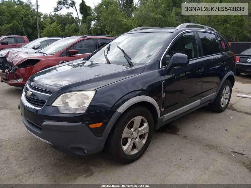 2014 Chevrolet Captiva Sport 2Ls VIN: 3GNAL2EK7ES543838 Lot: 45346254