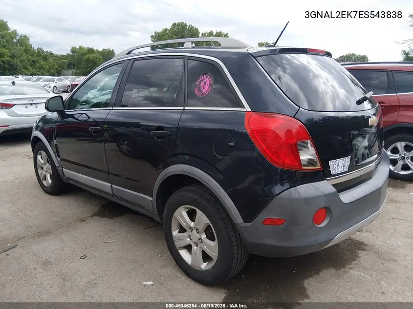 2014 Chevrolet Captiva Sport 2Ls VIN: 3GNAL2EK7ES543838 Lot: 45346254