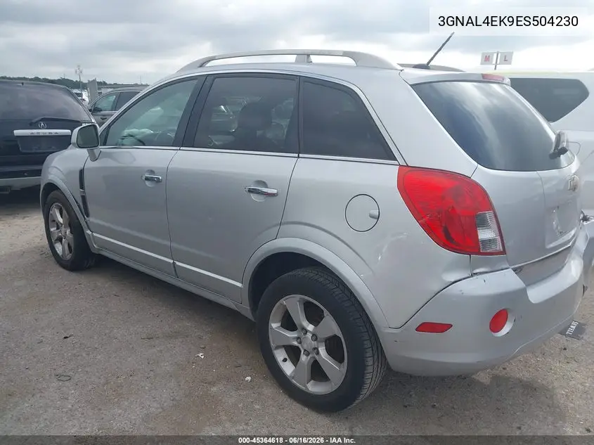 2014 Chevrolet Captiva Sport Ltz VIN: 3GNAL4EK9ES504230 Lot: 45364618